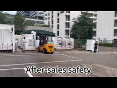 Komercyjny przemysłowy system magazynowania baterii litowo-jonowej o mocy 215 kWh