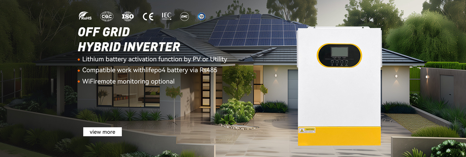 jakość Inwerter słoneczny hybrydowy poza siecią fabryka