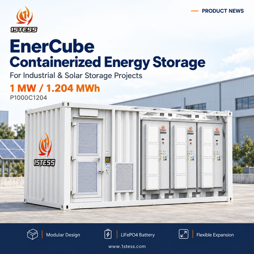 Latest company news about EnerCube Containerized BESS dla projektów magazynowania przemysłowego i słonecznego