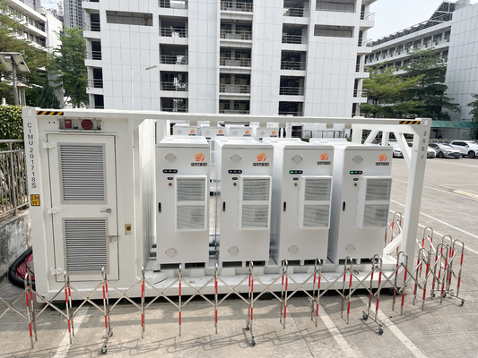 400V - 800V pojemnikowy system magazynowania energii baterii 20ft modułowy zestaw baterii