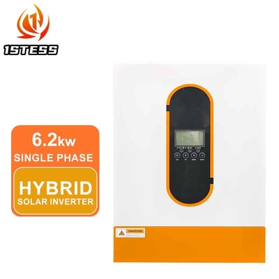 Czyste fale sinus 6,2 kW Inwerter hybrydowy 48V MPPT Tryb ładowania włączony/wyłączony Inwerter hybrydowy
