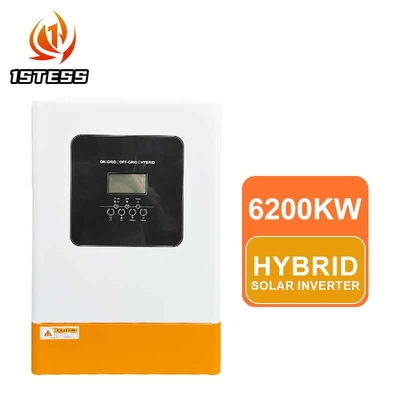 hurtowy inwerter hybrydowy 48V 6,2KW włączony/mppt 5,5kw wyłączony z sieci inwerter hybrydowy 6,2kw inwerter słoneczny