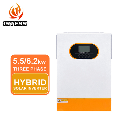 Sprzedaż hurtowa Inwerter hybrydowy słoneczny o napięciu 48 V włączony/wyłączony 230VAC 5,5 kW 6,2 kW