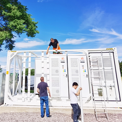 System magazynowania energii z baterii przemysłowej 400V - 800V do golenia szczytowego