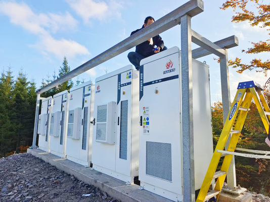System magazynowania energii z akumulatorów słonecznych 100kw 80kwh 20ft 40ft Litium Ion Lifepo4 Liquid Cooling Container BESS