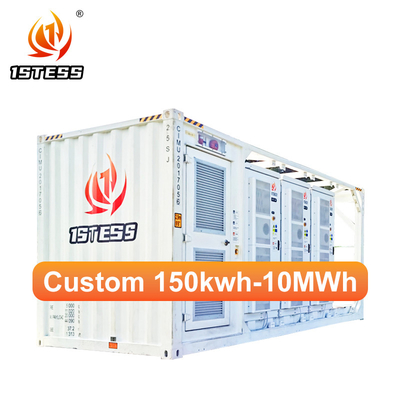 2MWh BESS System baterii 500KW 1mwh 40 stóp zbiornika do magazynowania energii słonecznej 3MWh LIFEPO4 bateria