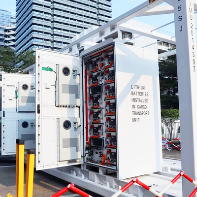 CE FCC System słoneczny do przechowywania energii przemysłowej w kontenerze 20 stóp 1Mwh 3Mwh 5MWh z zdalnym monitorowaniem i sterowaniem
