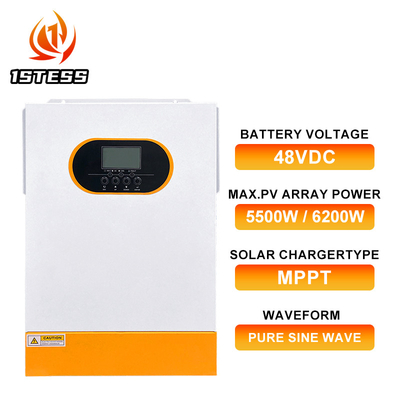 48VDC Wyjściowe napięcie Inwerter hybrydowy 5000W System zasilania zapasowego z MPPT