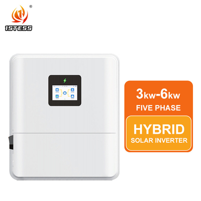 IP65 Jednofazowy 48V 3KW 3.6KW 4.6KW 5KW Inwerter słoneczny Dual MPPT On/Off Grid Pure Sine Wave 48V 6kw Inwerter hybrydowy