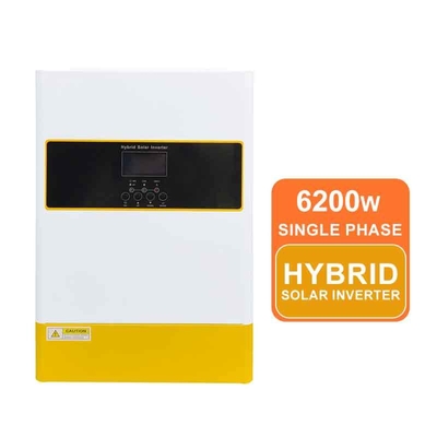 MPPT Ładowarka słoneczna 6.2KW Inwerter hybrydowy czysta fala sinus 48VDC jednofazowa trzyfazowa odporna na kurz