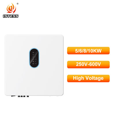 Hybrydowy falownik solarny z czystą sinusoidą, trójfazowy, on-grid/off-grid, MPPT, IP65, 250V-600V, 5kW, 6kW, 8kW, 10kW, z zabezpieczeniem antywyspowym