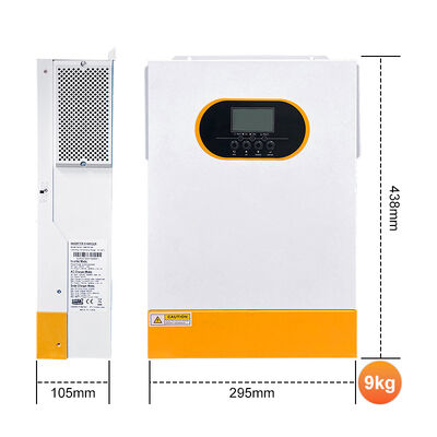 Hybrydowy Inwerter Słoneczny Jednofazowy OFF Grid 24V 48V 3.5kw 5.5kw 6.2kw Pure Sine Wave MPPT RS485 Lithium Kompatybilny