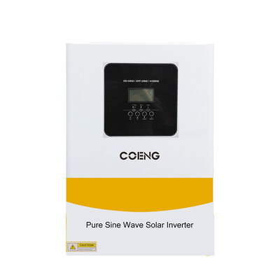 48V 6,2kW hybrydowy inwerter słoneczny jednofazowy czysty falę sinus złączoną z siecią Inwerter słoneczny MPPT Równoległy działanie do 12 jednostek