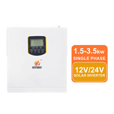 1500W 12V Low Voltage Battery MPPT Off Grid Inverter Pure Sine Wave Single Phase High PV Input 500Vdc for RV
