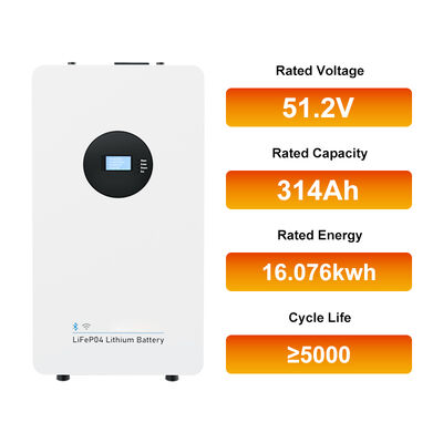 Wysoki poziom bezpieczeństwa 16kWh Moduł baterii LiFePO4 6000 cykli 15 lat