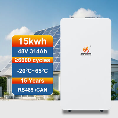 Bateria litowa 48V z montowanym na regałach 15 kWh do systemów hybrydowych inwerterów poza siecią