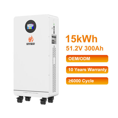 Home Lithium Storage Moc 15.36kWh z wbudowanymi kółkami Łatwe ustawienie
