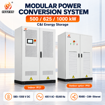 quality 1stess 500kW 625kW 1000kW Modułowy System Konwersji Mocy dla Magazynowania Energii Bateryjnej C&I factory